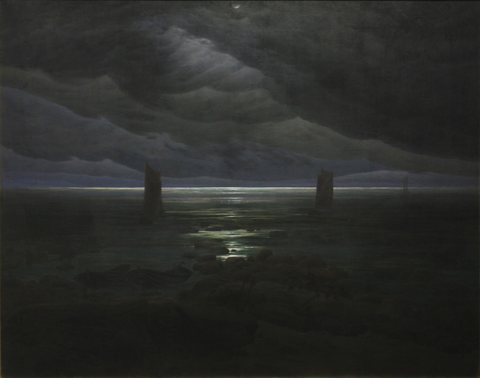 Seashore in Moonlight