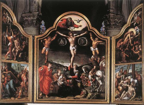 Altarpiece Of Calvary Opened