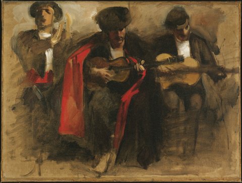 Study for Seated Musicians for "El Jaleo"
