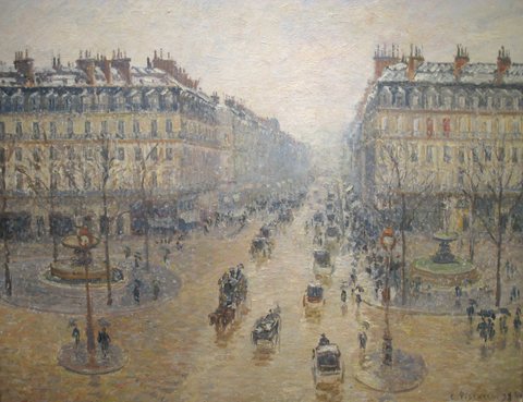 Avenue de l'Opera, Effect of Snow