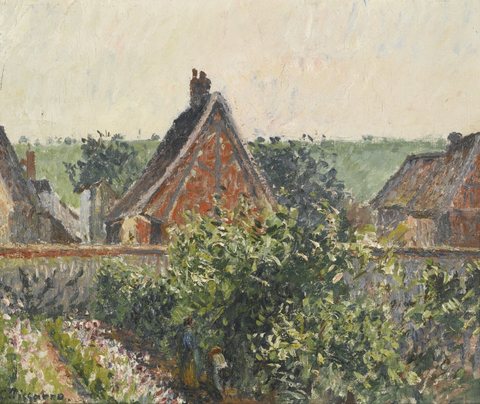 Coin du jardin à Eragny