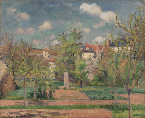 Garden in Full Sunlight (Le Jardin au grand soleil, Pontoise)