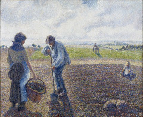 Peasants in the Fields, Éragny