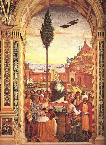Aeneas Piccolomini Arrives To Ancona