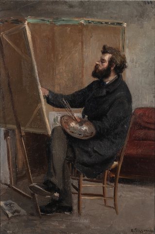 Portrait of the Artist Ludovic Piette before His Easel
