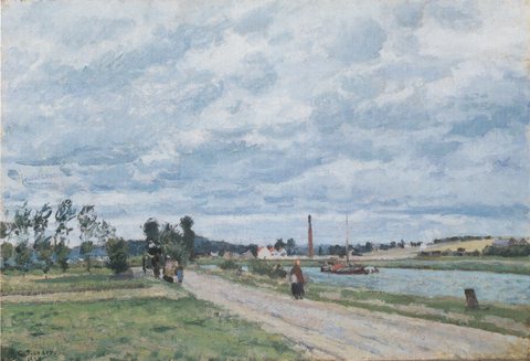 The Banks of the Oise near Pontoise