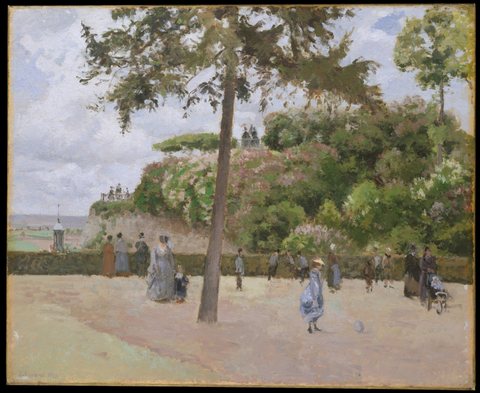 The Public Garden at Pontoise