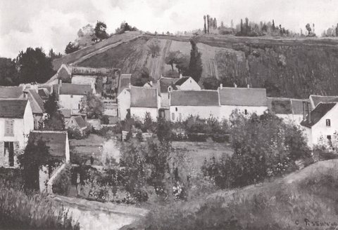 View of L'Hermitage, Côte des Gratte-Coqs, Pontoise