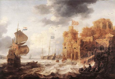 PEETERS Bonaventura the Elder An Oriental Harbour