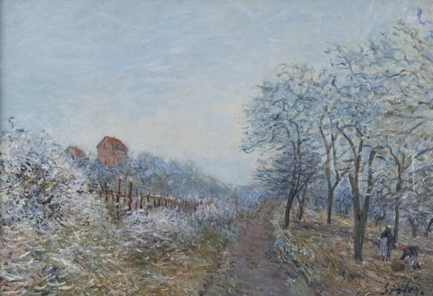 Frost in Veneux