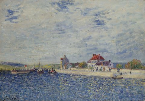 Les Bords du Loing à Saint-Mammès