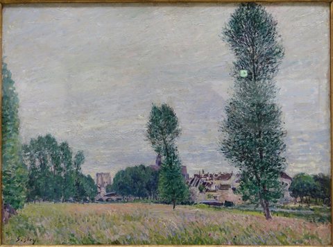 Moret, Seen from the Fields