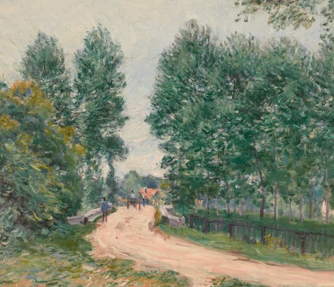 The Road to Saint-Mammès, Morning