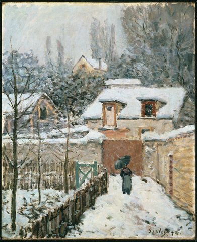 Snow at Louveciennes