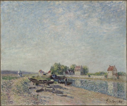 Алфред Сисле — Saint-Mammès, Loing Canal