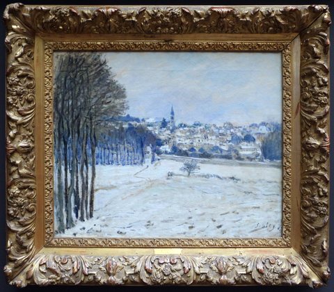 Snow in Marly-le-Roi