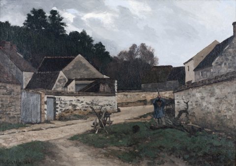 Village Street in Marlotte