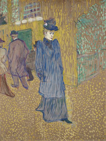 Jane Avril Leaving the Moulin Rouge