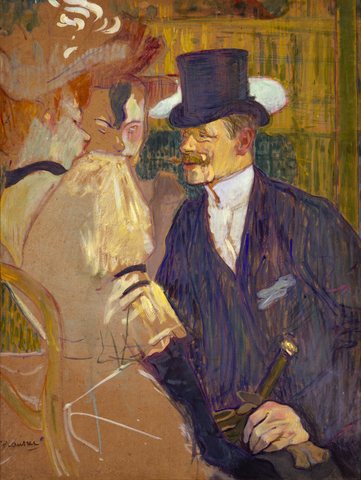 The Englishman (William Tom Warrener, 1861–1934) at the Moulin Rouge