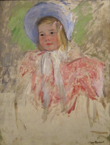 Simone in a Blue Bonnet (No. 1)