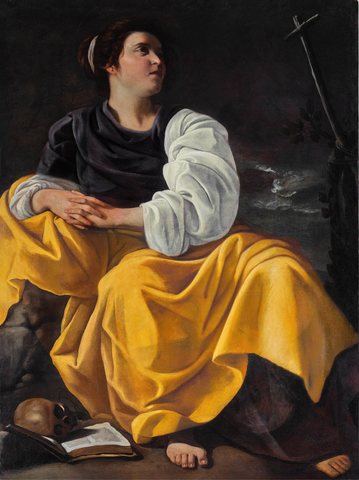 Mary Magdalen in meditation