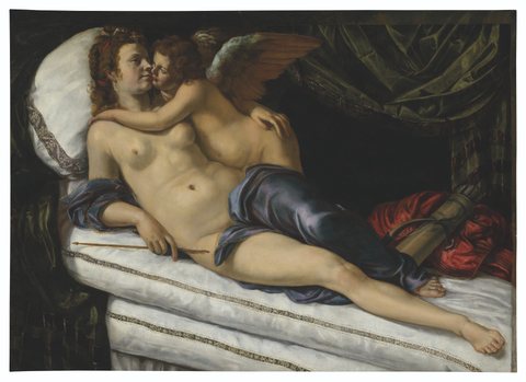Venus Embracing Cupid