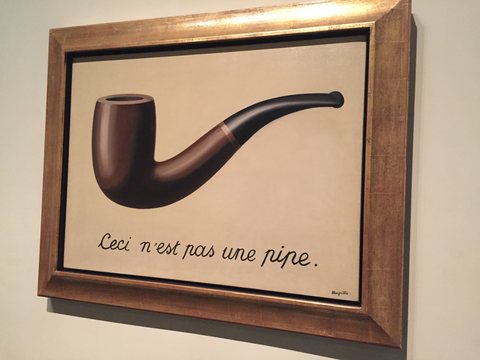 René Magritte — The Treachery of Images