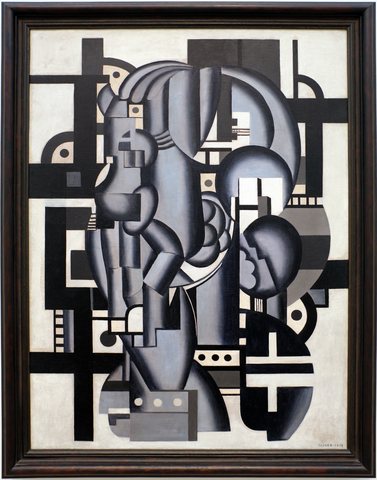 Composition in Blue