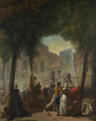 A Street Show in Paris