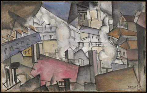 Smoke Over Rooftops