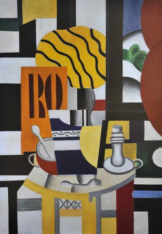 Still Life with Candlestick