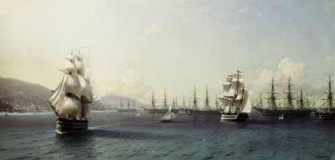 The Black Sea Fleet in Feodosia