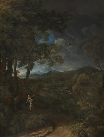Landscape with Elijah and the Angel