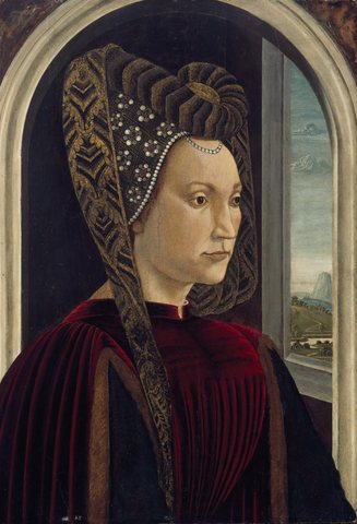 Presumed Portrait of Clarice Orsini, Wife of Lorenzo the Magnificent