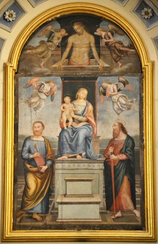 Madonna and Child with Saints Peter and Paul