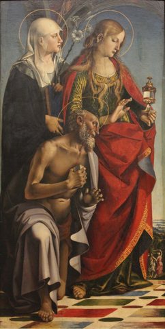 Saints Eustachia, Mary Magdalene and Saint Jerome
