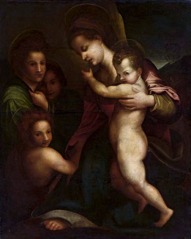 Madonna and Child with St. John the Baptist