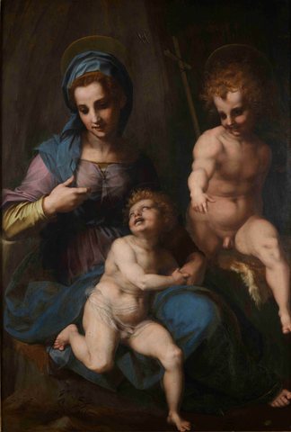Madonna and Child with Young St John