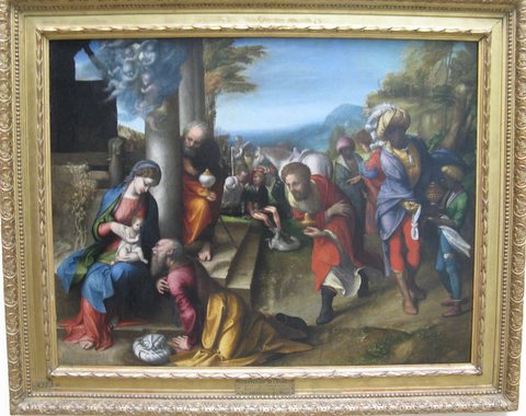 Adoration of the Magi by Correggio at Pinacoteca di Brera (Milan)