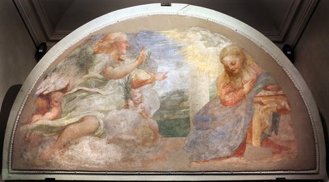 Correggio, annunciazione, 1524-25 ca