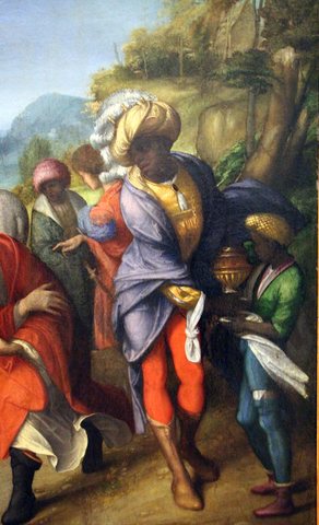 Correggio, adorazione dei magi, 1516-17, 06