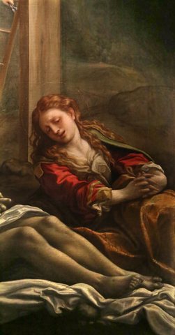 Correggio, compianto sul cristo morto, 1524 ca. 06