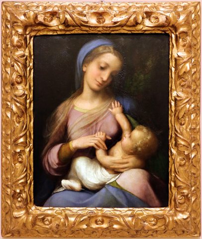 Correggio, madonna campori, 1517-18, 01