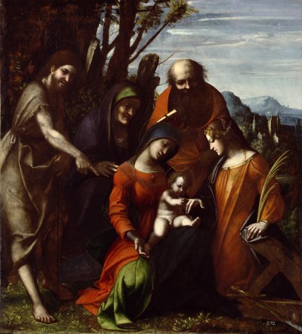 Correggio - The Mystic Marriage of Saint Catherine - 26.94 - Detroit Institute of Arts