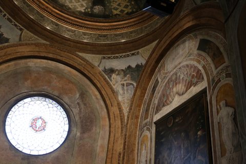 Pendentives in Mantegna's Chapel, Sant'Andrea, Mantua