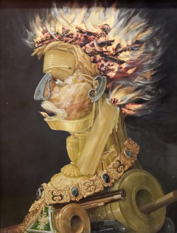 The allegory of Fire