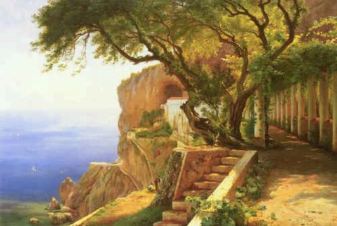 Aagaard Carl Frederic Pergola in Amalfi