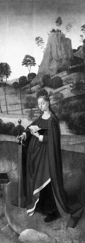 St. Catherine / altar wing