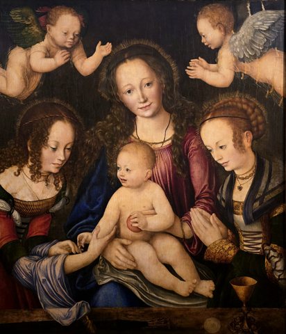 Altarpiece of the Virgin, or so-called Princes' Altarpiece [central panel]