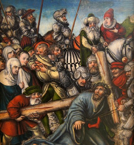 Crucifixion Triptych: Christ on the Way to Calvary